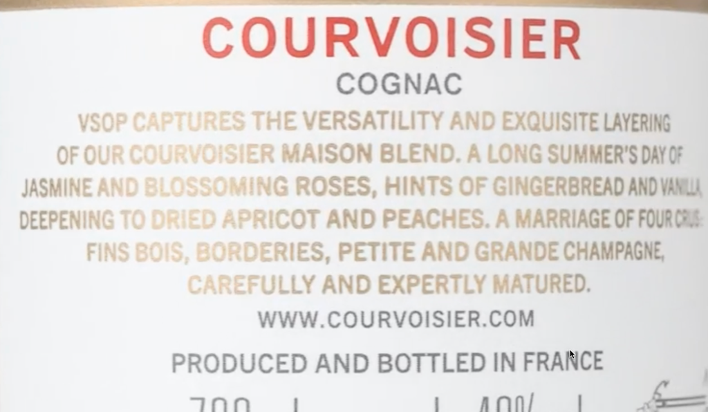Cognac COURVOISIER VSOP 21 70cl