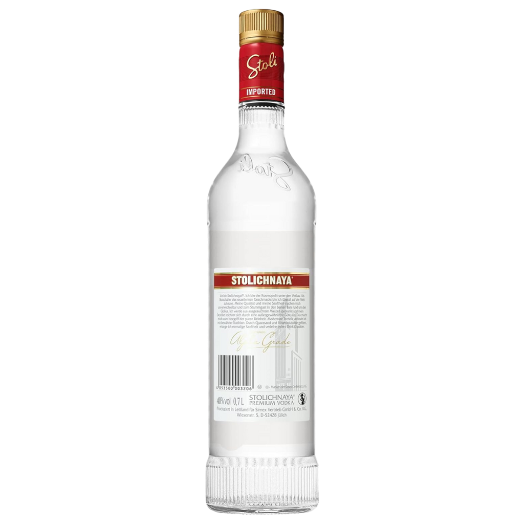Vodka STOLICHNAYA Ruso 37,5º 70cl