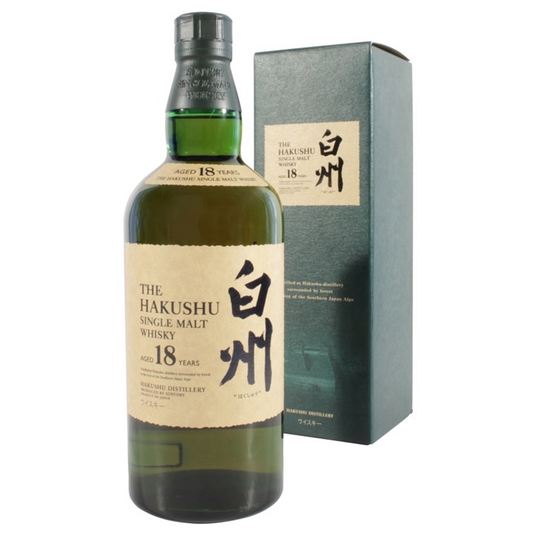 Whisky Japones HAKUSHU 18 AÑOS 70cl